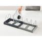 7 Dividers Stainless Steel Kitchen Pot Lid Holder Expandable Pan Organizer Rack Drawer Type Adjustable Utensils Organizer