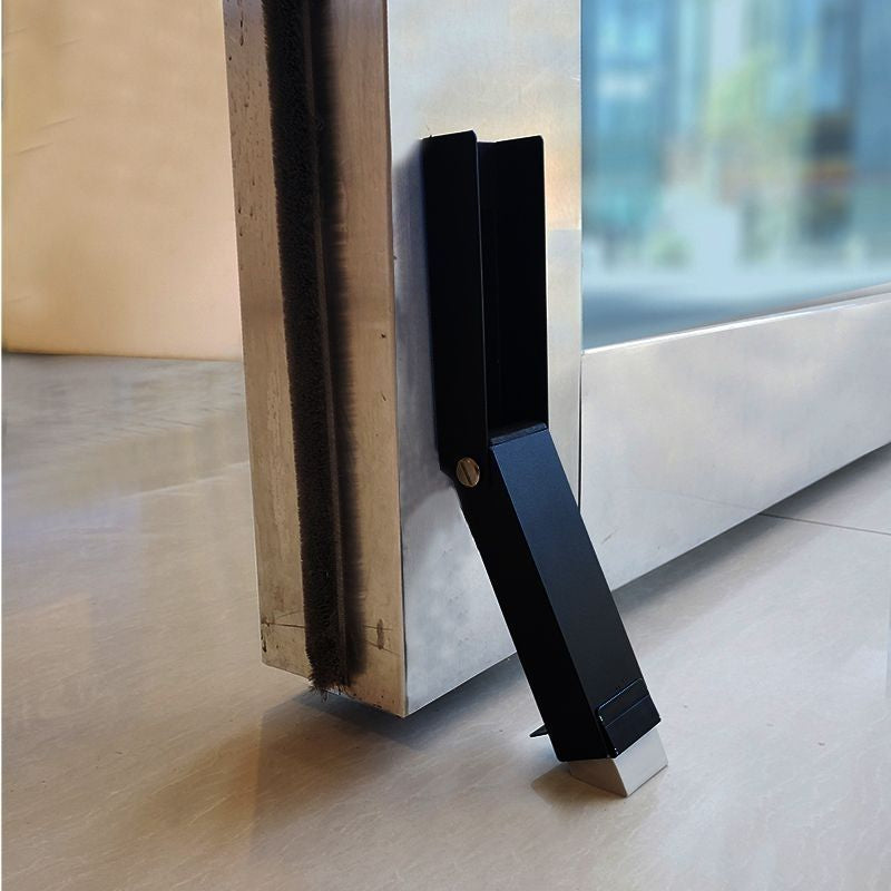 Door Stopper No Door Seam Punch-Free Heightened Windproof Aluminum Alloy Anti-Pinch Hand Foot Step on Door Stop Door Stopper Non-Slip Push-Resistant