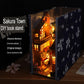 DIY Wooden Book Nook Miniatures Shelf Insert Dollhouse Building Bookshelf Bookend Home Decoration Doll Houses Toys