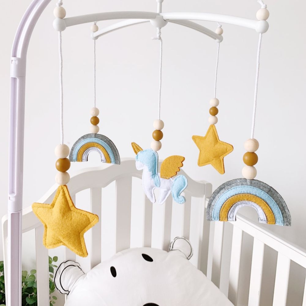 Baby hanging toy Bed Rotating Bell Crib stroller plush doll Child Toys Stroller Hanging bells toddler toys