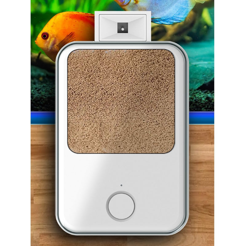 Automatic Fish Feeder App Control WiFi Auto Food Feeding for Everyday Travel Automatic Fish Feeder Smart Digital Fish Food Dispenser Timer Fish Feeder Auto Feeding for Fish Tanks