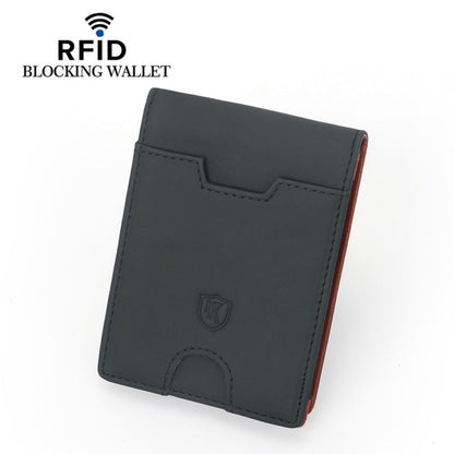 Slim Wallet with Money Clip RFID Blocking Card Holder Mini Bifold Wallet for Men Ultra Slim Hand Crafted Leather