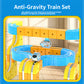 Magnetic Train Track Building Toys, DIY Electric Railway Set - 3D Educational STEM Toys for Kids, Creative Building Blocks, Birthday Gifts Ideas