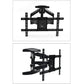 Universal Wall Mounted TV Bracket 32-85 Inch 6 Arms Full Motion Swivel TV Wall Mount Bracket LED Screen Monitor Hanging TV Stand Rotating Telescopic LCD TV Hanger Bracket