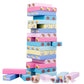 51pcs Wooden Animals Tower Building Blocks Toy Domino Stacking Board Game Montessori Educational game