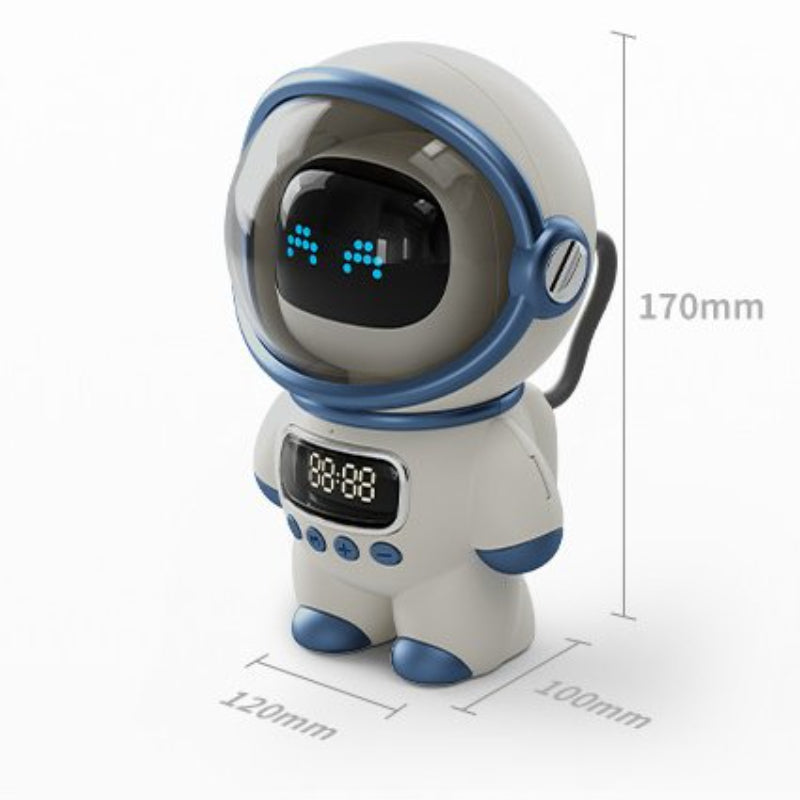 Smart Astronaut Bluetooth-compatible Speaker Mini Sound Box Portable Stereo Ai Interactive Audio With Alarm Clock Creative Gift