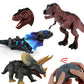 Infrared remote control electric toy dinosaur Triceratops, simulated animal model toy children's birthday gift