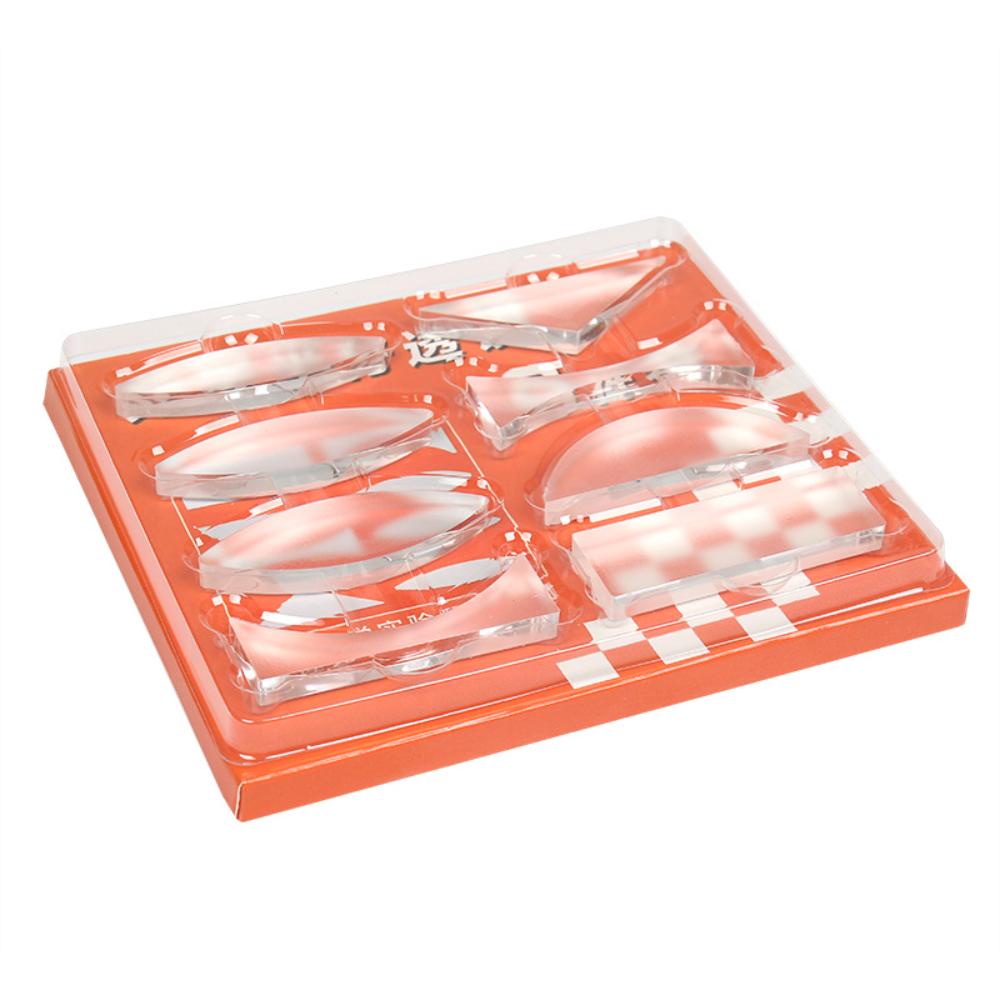 Physic Optical Lens Test Kit Concave And Convex Lens Prism Multifunction Reflector Refraction Spotlight Teaching