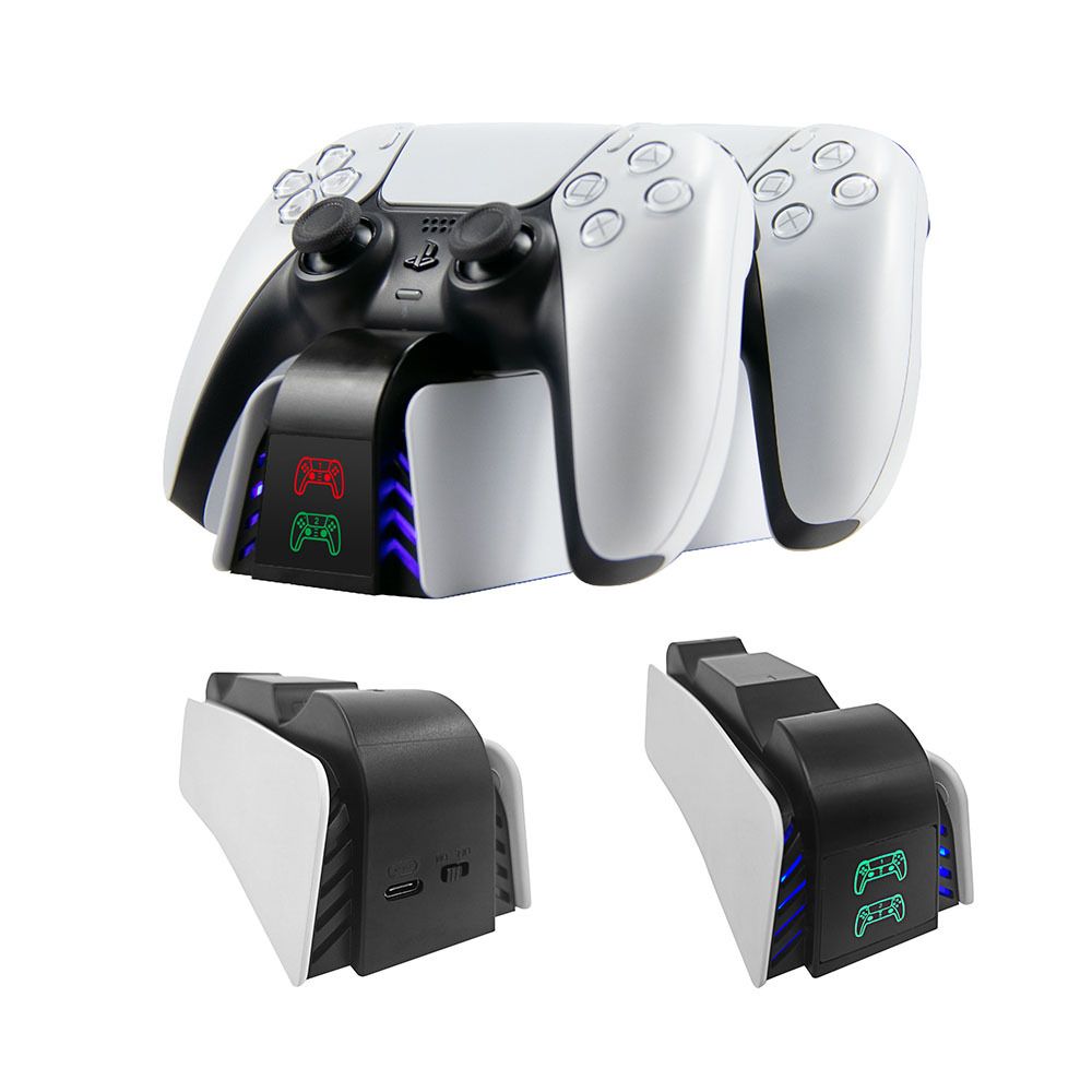 Dual Fast Charger for PS5 Wireless Controller USB Type-C Charging Cradle Dock Station for Play station 5 Joystick