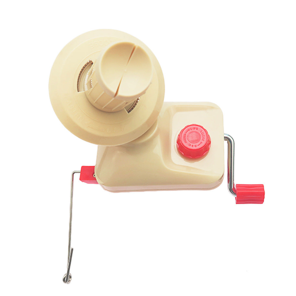 Bobbin Winder Knitting Yarn Ball Hand Operated Wool Winder Machine DIY Sewing Portable Hand-Operated Fiber String Cone Winder for Making Craft Tools