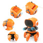Dancing electric six claw fish steel robot light music toy remote control toy for children kids robot toy