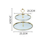 Luxury 3 Tier Ceramic Cake Stand Candy Snack Display Rack Party Three Layers Fruit Dish Nordic Dessert Table Multi-Layer