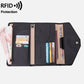 New Rfid Passport Bag Anti-Degaussing Ultra-Thin Document Holder Travel Passport Book Travel Wallet High Quality