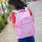 Backpack for Teen Girls 3PCs Set Black Purple Blue Rose Red School Bags for Teenage Girls Waterproof