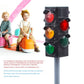 Kindergarten Simulation Traffic Lights Cognitive Safety Crossing the Road Traffic Signal Lights Children Early Education