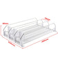 Drink Organizer for Fridge Self-Sliding Soda Can Dispenser with Locking Design 3 Rows Fridge Drink Dispenser Adjustable Width