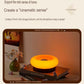 Internet Celebrity Ins Donut Touch Table Lamp Bauhaus Design Bedroom Bedside Ambience Light Solid Wood Charging Lamp