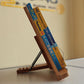 Student bookshelf imitation calligraphy rack reading rack multifunctional bamboo book calligraphy rack