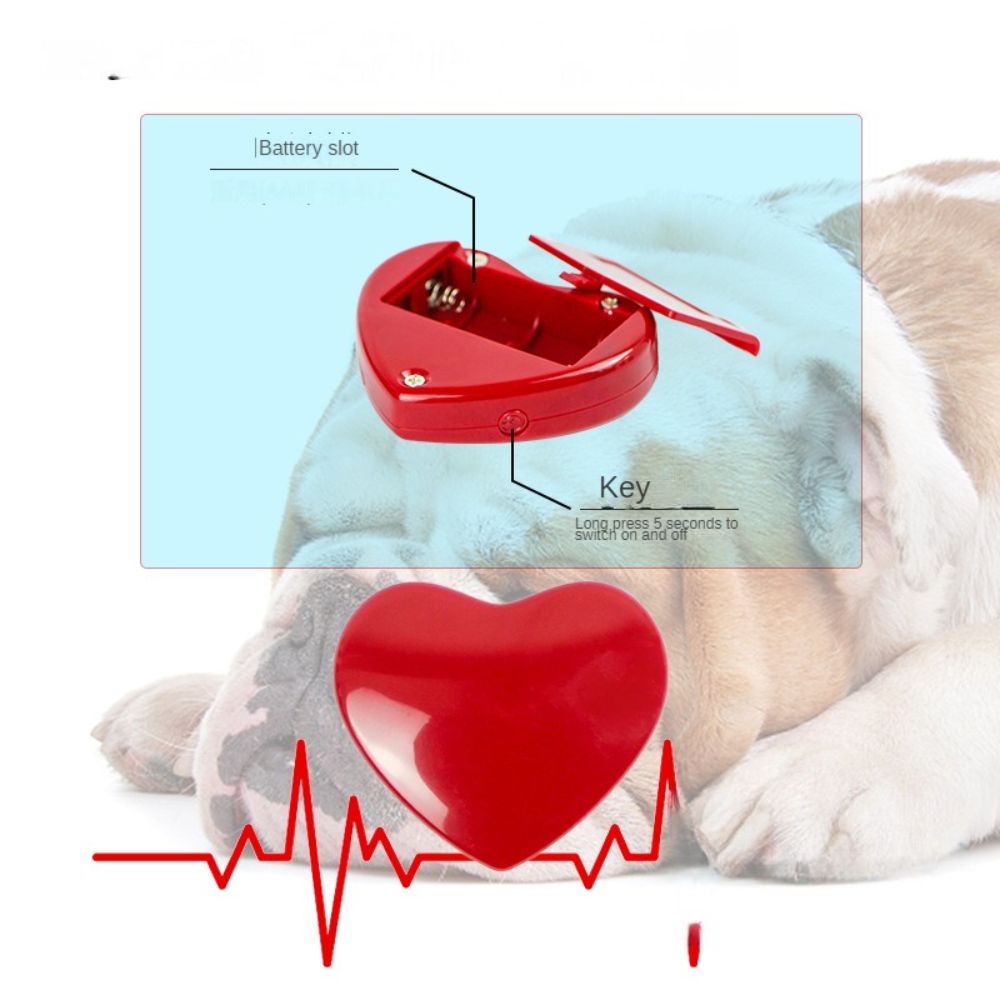 Smart Pet Snuggle Dog Heartbeat Stuffed Toy Comfortable Dogs Toy For Anxiety Relief Doggy Behavioral Training Aid