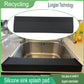 Kitchen Sink Edge Protector,Silicone Sink Edge Cover with Suction Cups，Silicone Sink Splash Guard for Bathtub Kitchen