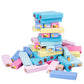 51pcs Wooden Animals Tower Building Blocks Toy Domino Stacking Board Game Montessori Educational game