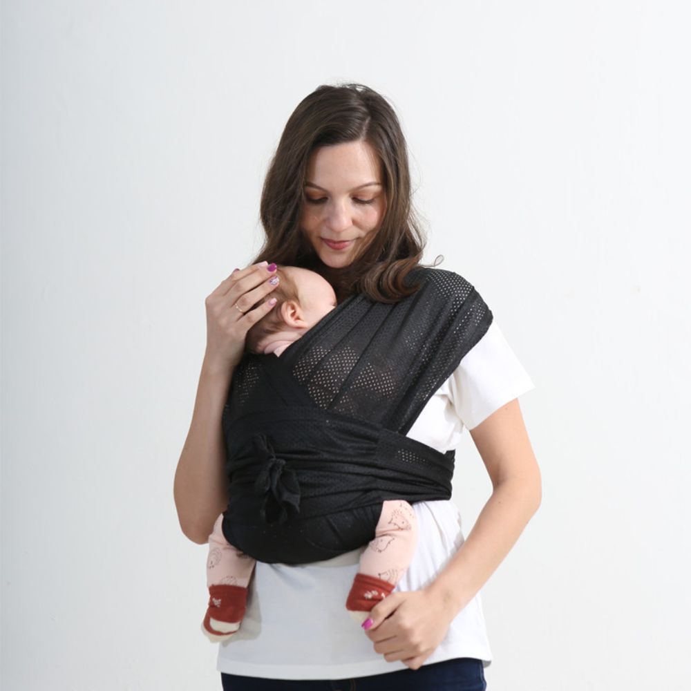 Baby carrier Easy to Wear Hands Free Baby Wrap Carrier Breathable Infant Sling Perfect for Newborn Babies