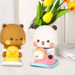 Yier And Bubu Mitao Panda Figure Model Exciting Collectible Action Kawaii Bear Toy Bubu And Dudu Doll Ornament Home