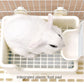 Pet Toilet Rabbit Litter Box Pet Toilet Tray Hay Rack Rabbit Hay Feeder Rabbit Chinchilla and Guinea Pig