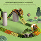 Kids Electric Rail Cars Toy Dinosaur Anti-Gravity Railcar DIY Assemble Small Train Track Puzzle Toy Dinosaur toy car