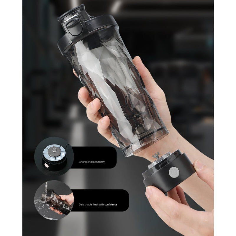 700ml Electric Protein Shaker Bottle Auto Mixing Cup Portable USB Rechargeable Coffee & Supplement Mixer