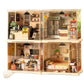 DIY Miniature House Kit, Tiny House Kit with Furniture and LED Light, Mini Blocks Model Kit Sets Dollhouse Gift