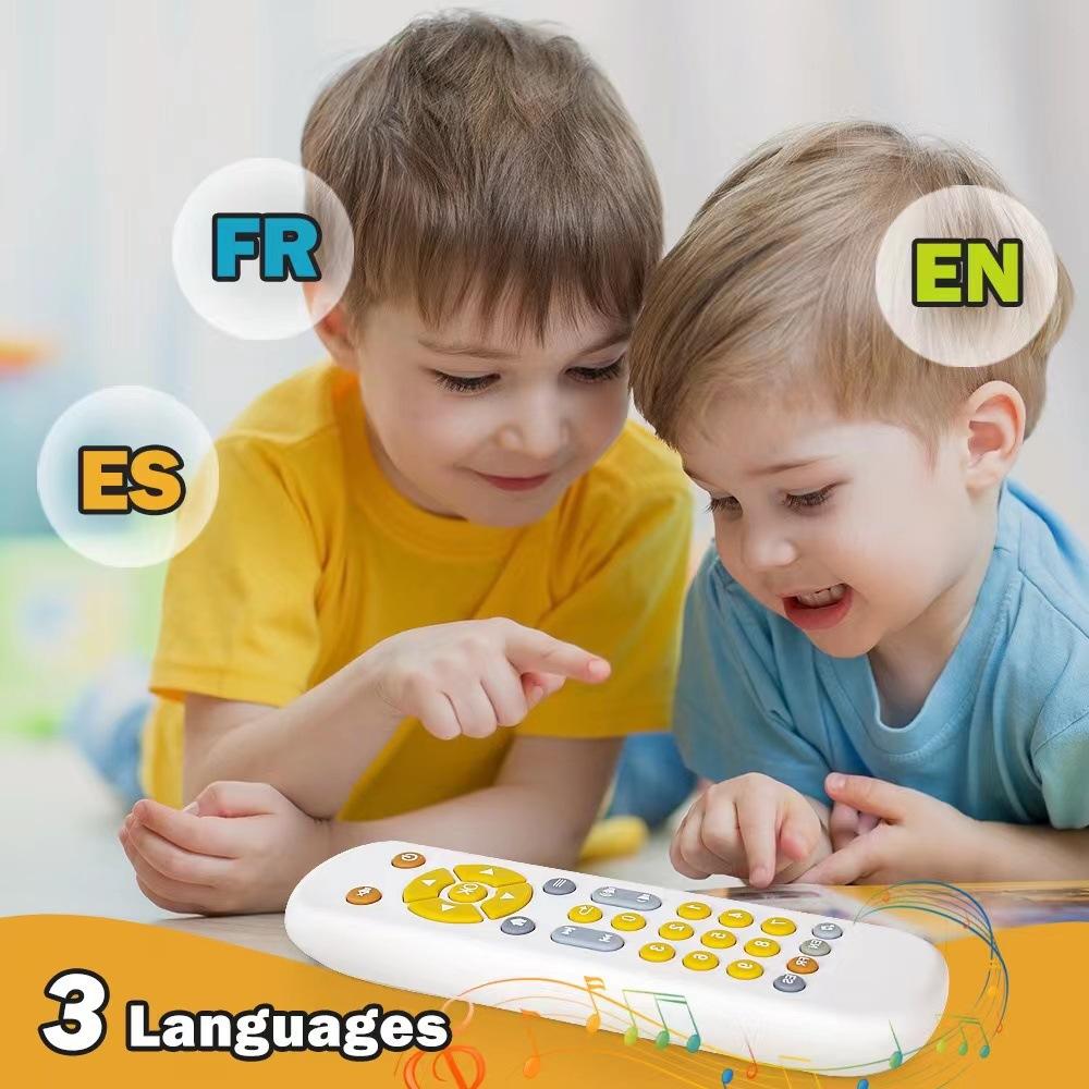 Realistic TV Toy Music TV Controller Sensory Toys Kid Infant Baby Toys for Babies 1 2 3 Year Old Toddler