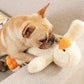 Sleeping with Dog Toy Molars Bite Resistant Plush Duckling Voice Toy Vent Sleeping with Pet Cute Toys