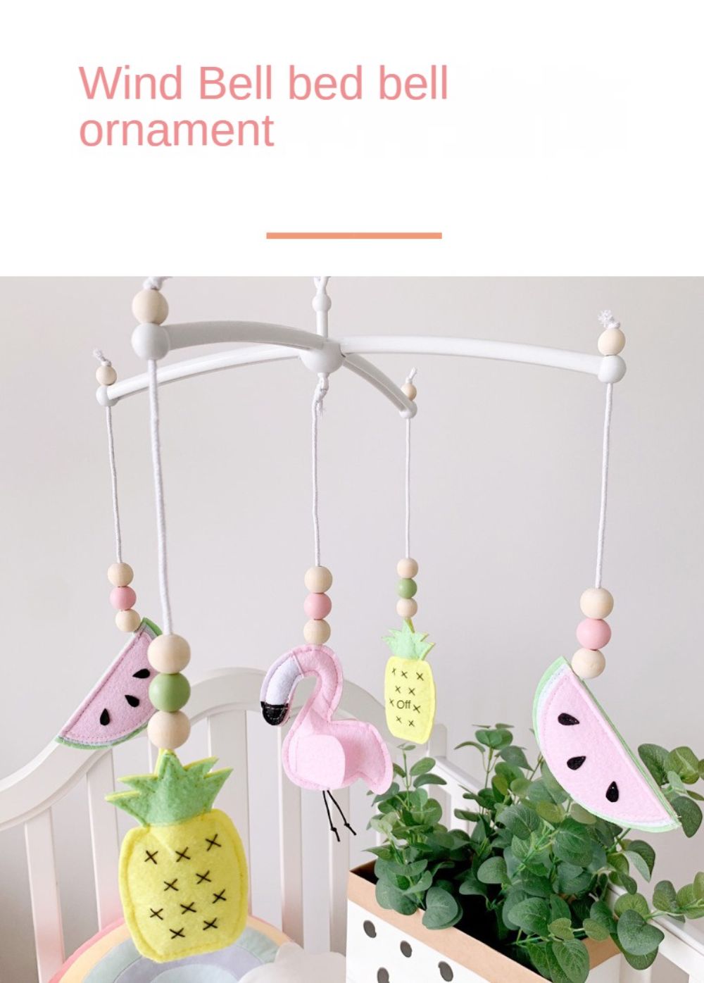 Baby hanging toy Bed Rotating Bell Crib stroller plush doll Child Toys Stroller Hanging bells toddler toys