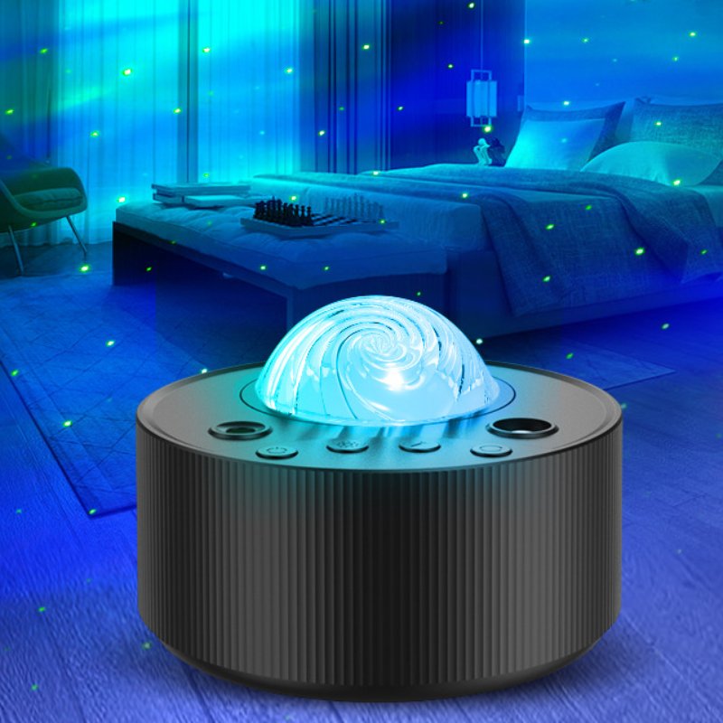 LED Galaxy Projector 5 Kinds Of White Noise Night Light Starry Sky Projector Aurora Lights Remote Control Children Bedroom Star Night Light