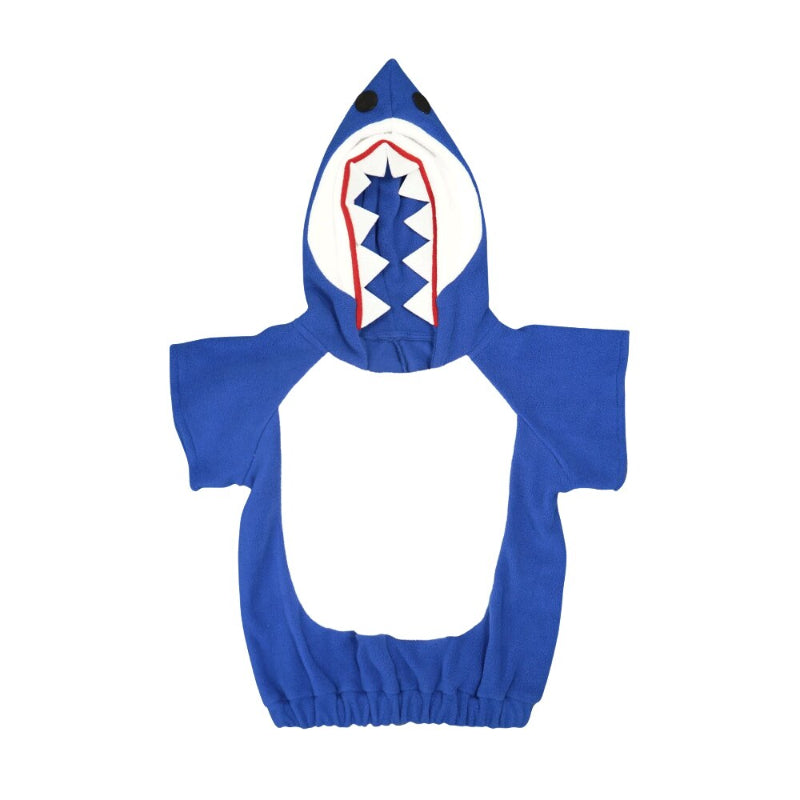 Fashion Kids Ocean Shark Jumpsuit Cosplay Shark Costume Stage Clothing Fancy Dress With Baby Cute Shark Bag Halloween Christmas Costume Prop