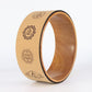 Wooden Yoga Wheel Circles Soft Wood Made Professional Pilates Yoga Wheel for Body Building ABS Workout Gym Home Training