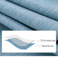 Large round table cloth fabric waterproof oil-proof wash free solid color advanced round table cloth table cloth