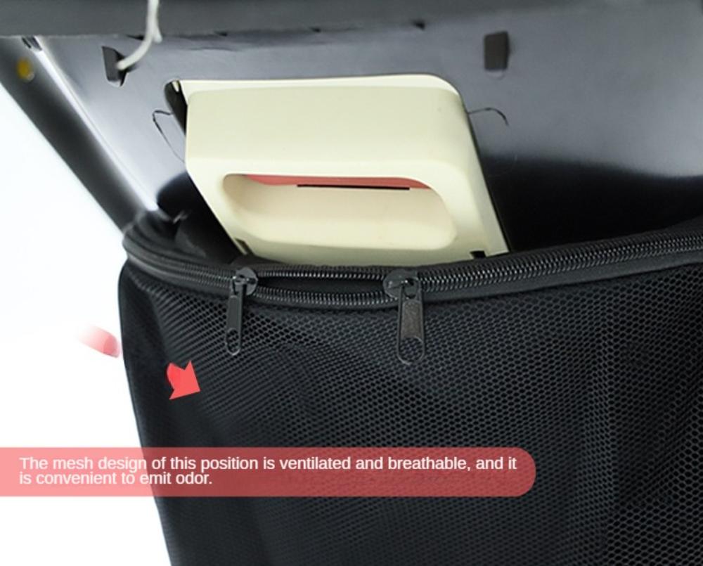 Clip-on Storage Bag for Car Seat - With Non-Slip Zipper - Large Storage Space - Stroller Accessory Baby