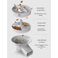 5L Pet Feeder with Camera Automatic Cat Feeder Smart Dog Food Dispenser WiFi Timing Quantitative Stainless Steel Feeding Bowl