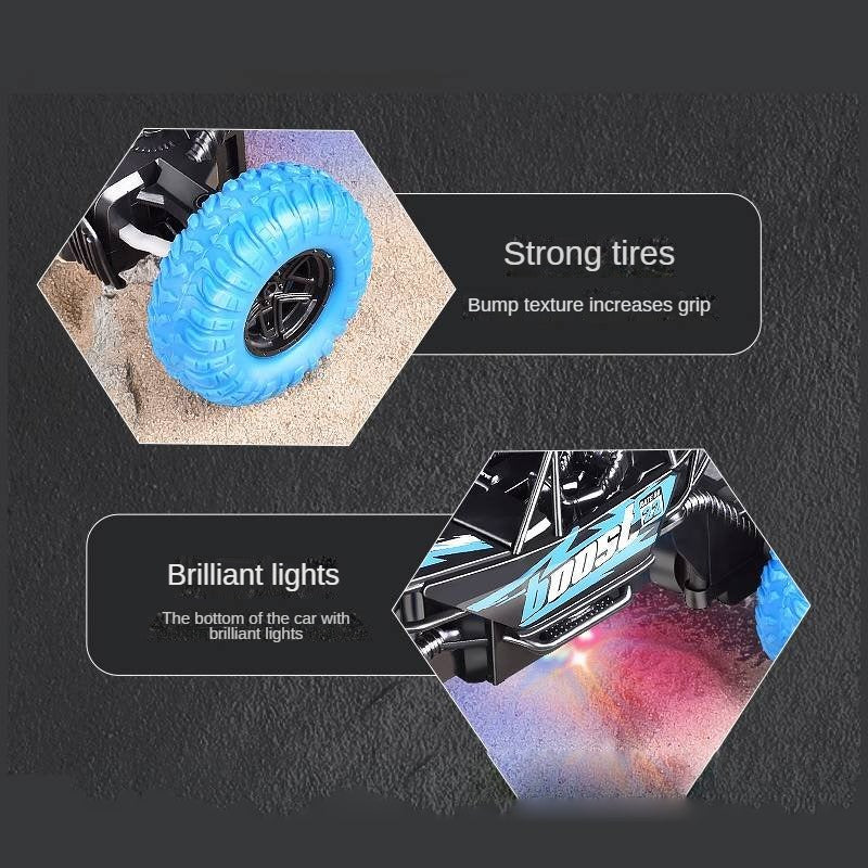 Remote control toys for kids RC climbing car Rotary Climbing Vehicle radio control 4WD Vehicles with handsome Colorful light Rock Crawler Toy High Speed Off-Road Racing Car Electric control vehicles Forcing toys Toys for Kids Gift