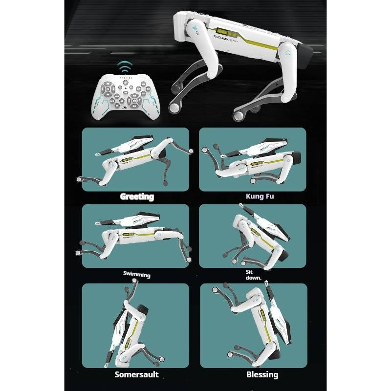AI Robot Dog Intelligent Machine Dog Robot Dog Toy Interactive Remote Control Dog With Water Bomb Emulation Stunt Robot