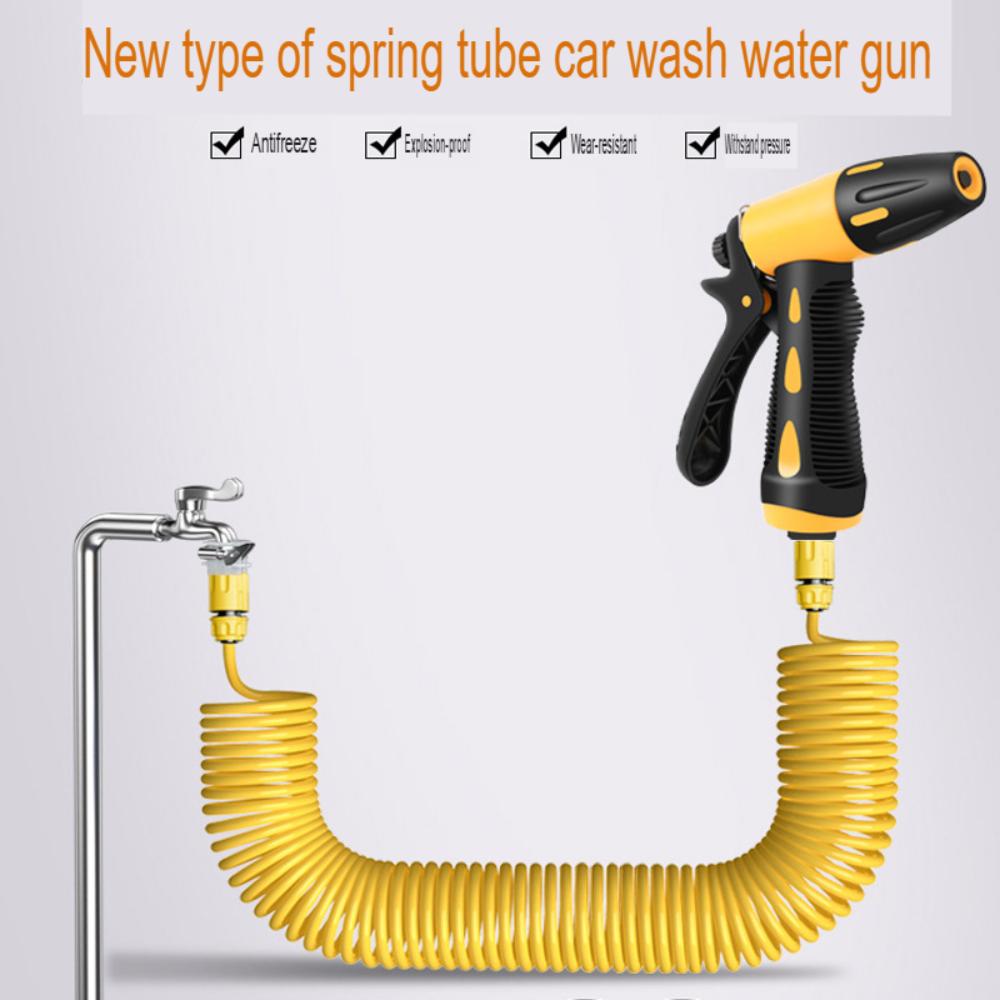 20 Meter Telescopic Water Pipe with High-pressure Nozzle Car Washing Tool Set Extension Hose Water Hose for Pressure
