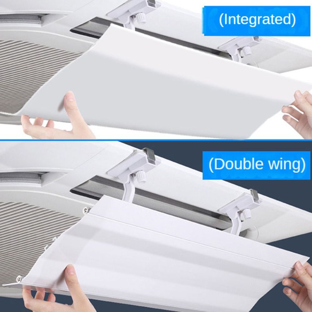 Central air conditioner wind baffle ceiling unit deflector to prevent direct blowing of cold and warm 60cm White