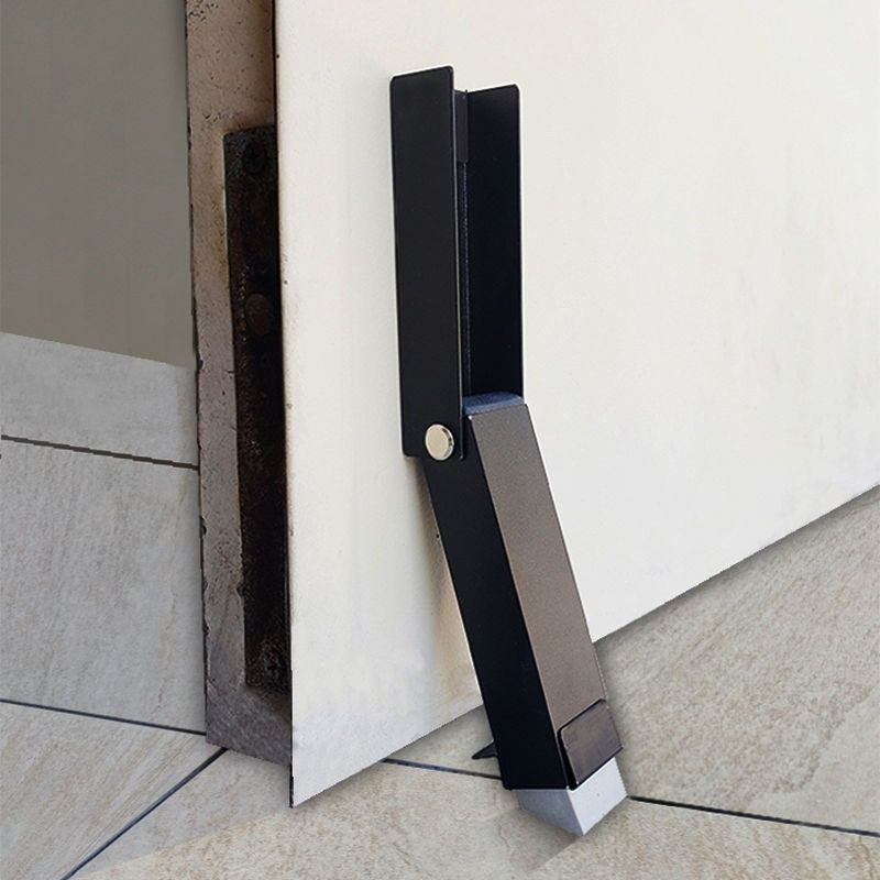 Door Stopper No Door Seam Punch-Free Heightened Windproof Aluminum Alloy Anti-Pinch Hand Foot Step on Door Stop Door Stopper Non-Slip Push-Resistant