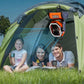 Camping Fan 20000mAh Rechargeable Outdoor Fan with LED Light Hook Remote Control Auto Oscillating