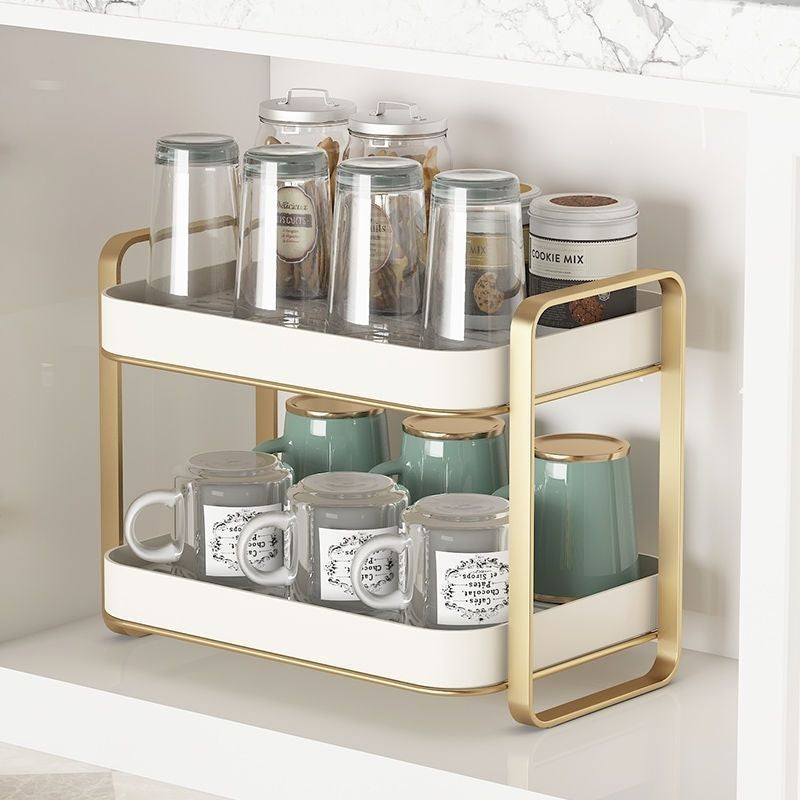 Cup Rack Shelf Water Cups Tea Cups Tea Set Glass Cups Storage Rack Desktop Multi-layer Tray Home Draining Box