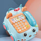 New puzzle multifunctional simulation early education telephone toy with music and light baby musical toy