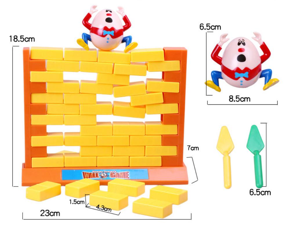 Humpty Dumpty Wall Game, 3D Parent-Child Family Game, Ideal for Birthday Gifts Party Games