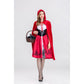 Little Red Riding Hood Costume Adult Cosplay Dress Fancy Party Nightclub Xmas Halloween Fantasia Carnival Cosplay Costume